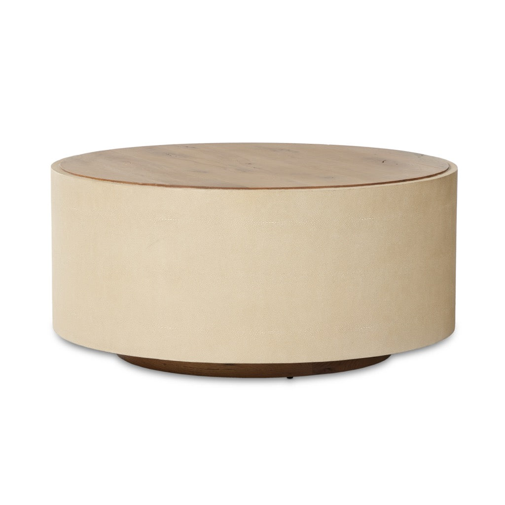 Crosby round shop coffee table