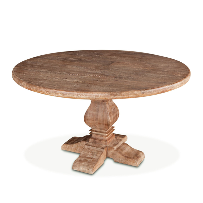 San Rafael Round Dining Table - Antique Oak