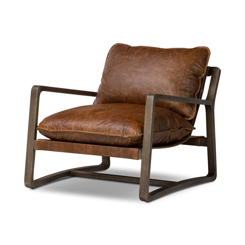 Ace Chair Raleigh Chestnut Angled View