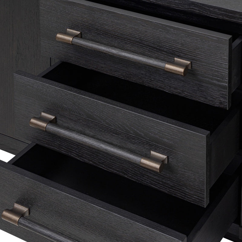 Four Hands Adolfo Media Console drawer handles