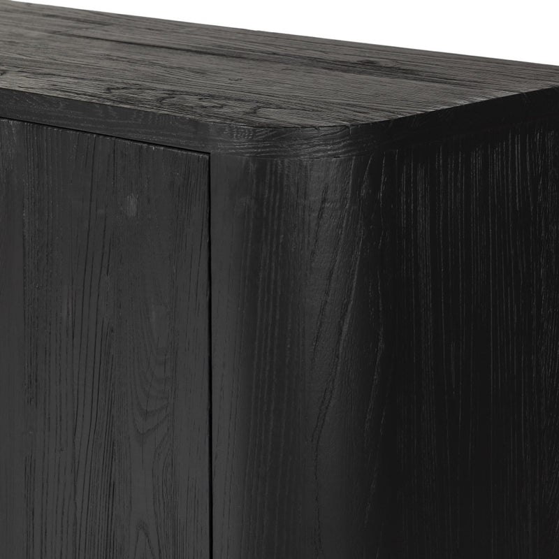 Allandale Sideboard 236212-002 rounded reclaimed black elm corner