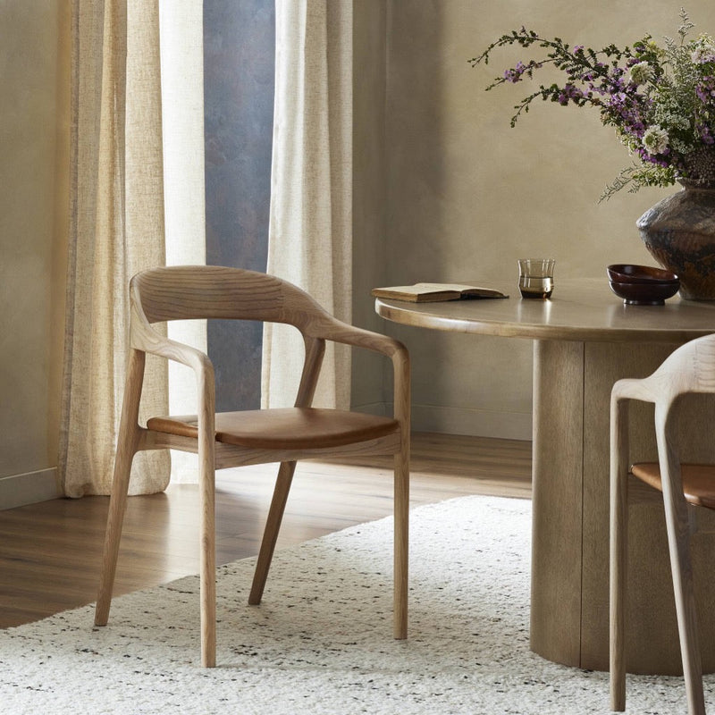 Four Hands Amare Dining Armchair staged view