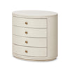 Four Hands Amelia Oval Nightstand angled view 