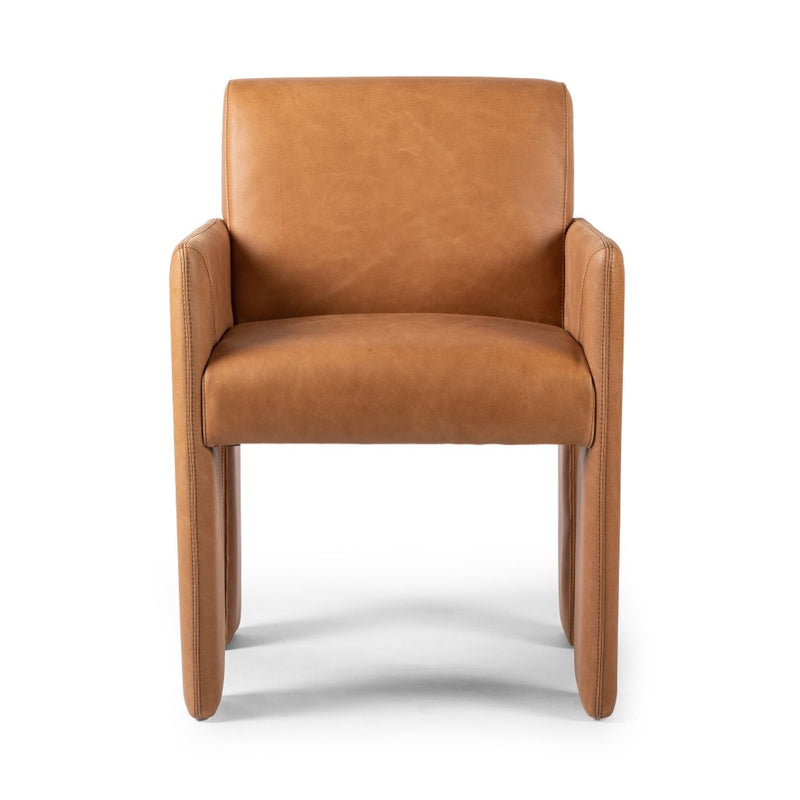 Four Hands Amur Dining Armchair front view