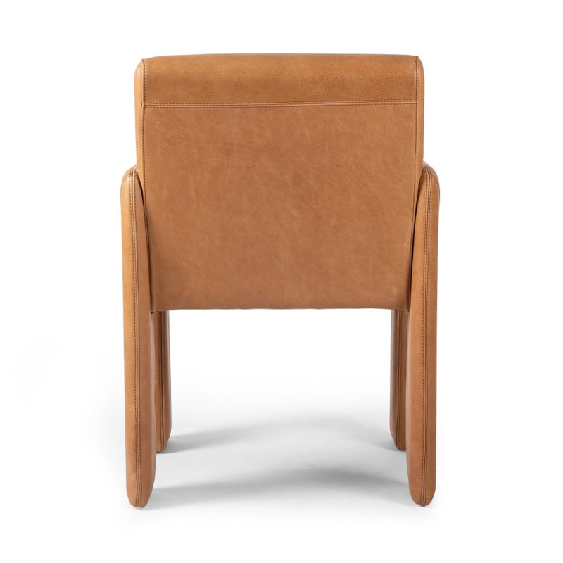 Four Hands Amur Dining Armchair back view