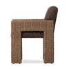 Amur Outdoor Dining Chair Ellor Brown Side View 240845-001