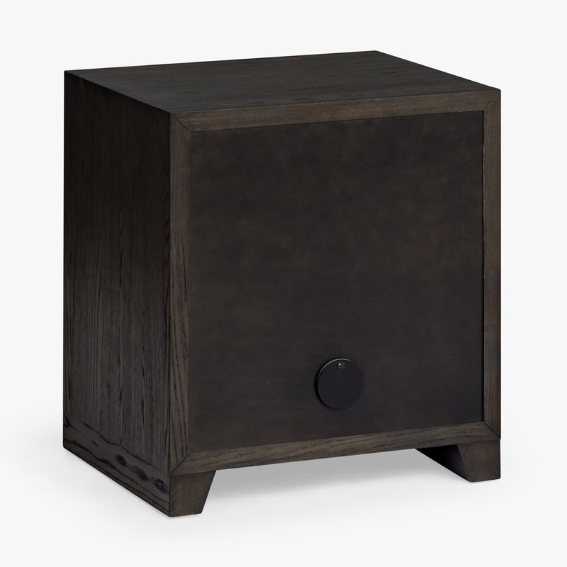 Anila Oak Nightstand Black Back View CH-1002633-VN22-FN-BD-NS-BK