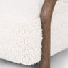 Four Hands Aniston Chair Andes Natural Faux Shearling Fabric