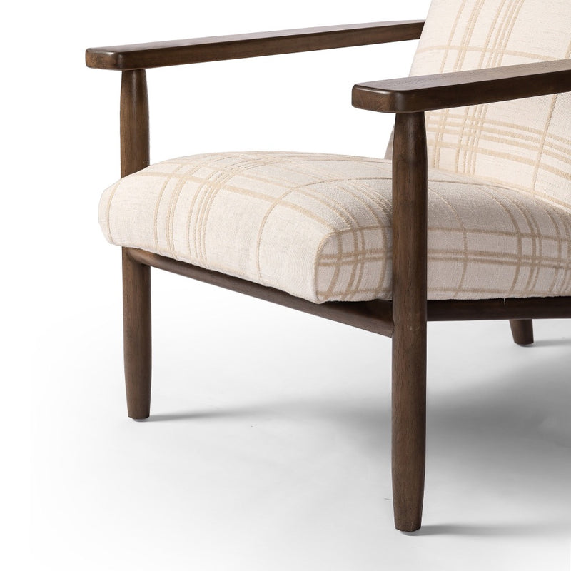 Four Hands Arnett Chair seat cushion and parawood legs