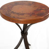 Arrow Copper Side Table - Natural w/ Spots Patina - Detail View