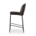 Astrud Bar Stool Sonoma Black Side View Four Hands