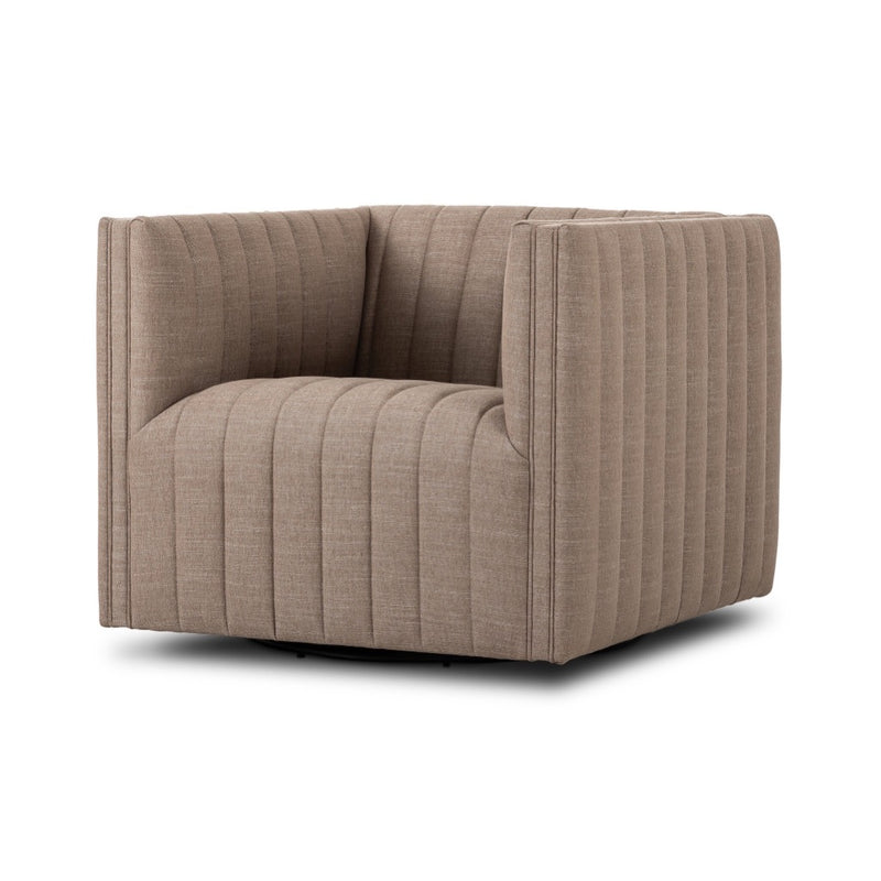 Four Hands Augustine Swivel Chair angled view 