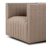 Four Hands Augustine Swivel Chair seat channeling
