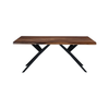 Home Trends & Design Austin Loft 72" Dining Table Natural Sheesham Front Facing View