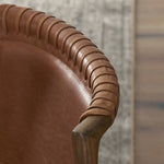 Four Hands Baden Dining Chair Haven Tobacco Backrest Staged View