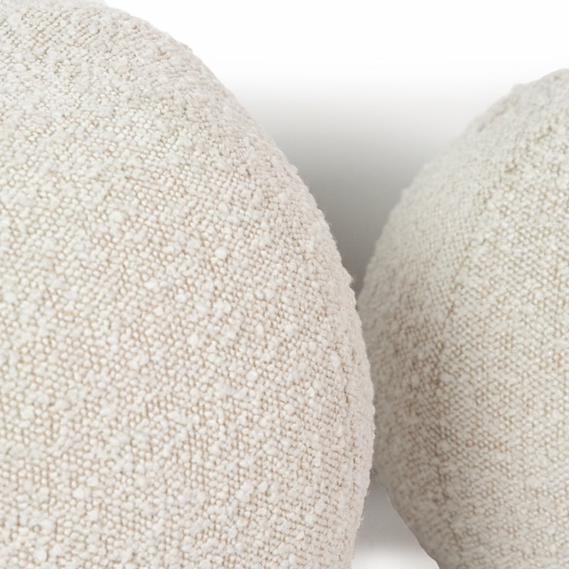 Balle Pillow, Set Of 2 Knoll Natural Boucle Detail Four Hands