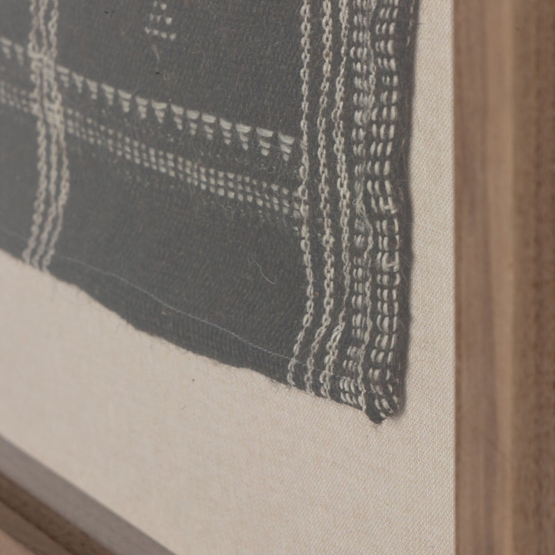 Bhujodi Textile 1 Rustic Walnut Side Angle Detail 237522-002