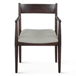 Home Trends & Design Bijou Dining Chair Dark Sienna Front Facing View