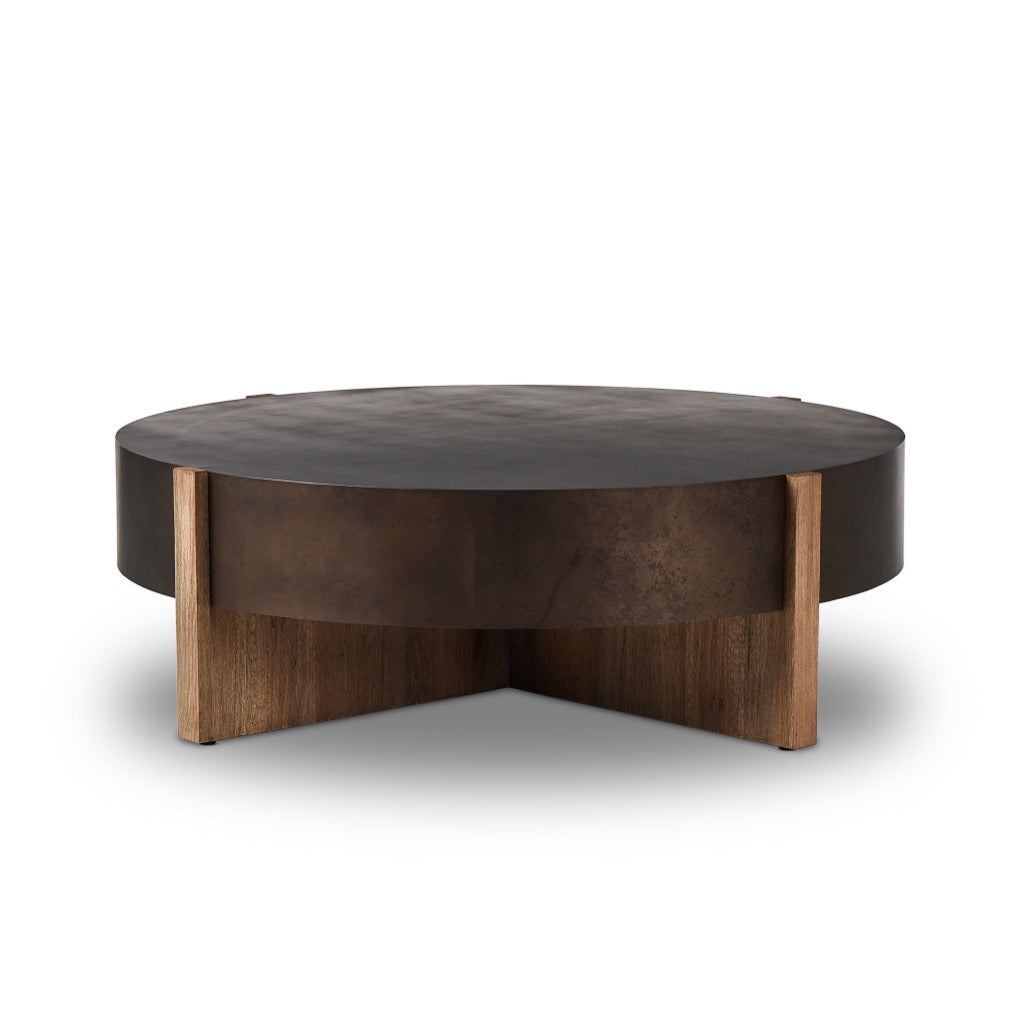 Four Hands Bingham Large Coffee Table angled view 