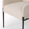 Four Hands Brickel Dining Armchair seat 