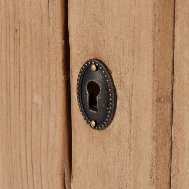 Four Hands Brimley Wide Cabinet lock view