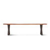 Home Trends & Design Brisbane Dining Bench Natural Sheesham Wood Front Facing View