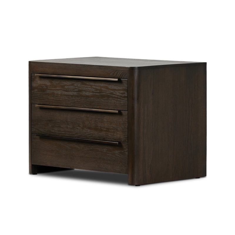 Bruce Nightstand Espresso Oak Angled View 243280-001