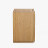 Co.House Designs Buddy Oak Nightstand Natural Side View