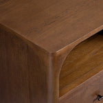 Cali Oak Nightstand Walnut Arched Walnut Shelf CH-1001873-VN13-FN-BD-NS-WT-OS