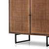 Carmel Small Cabinet 106692-003 cane woven doors