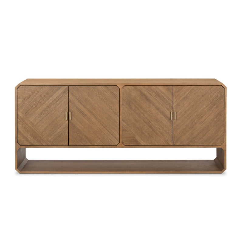 Caspian Sideboard Natural Ash Veneer Front Facing View 231265-001