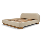 American Leather Castiel Bed Marise Parchment angled View Frame