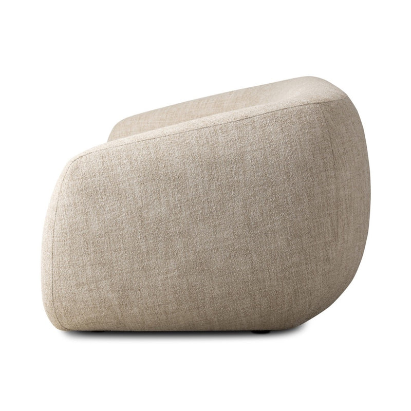 Channing Sofa Yuma Cream Side View Four Hands