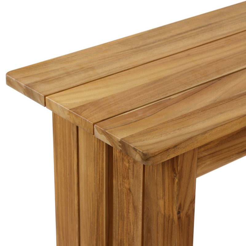 Chapman Outdoor Console Table Natural Teak-FSC Teak Tabletop 241699-001