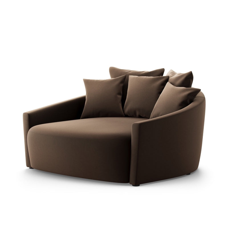 Four Hands Chloe Media Lounger angled view 