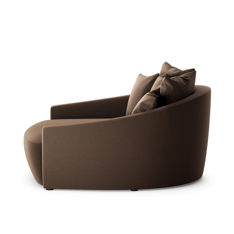 Chloe Media Lounger 102766-014 side view 