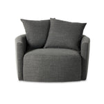 Chloe Swivel Chair Gibson Smoke Front Facing View 228290-002