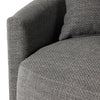 Chloe Swivel Chair Gibson Smoke Performance Fabric Seating 228290-002