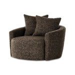 Chloe Swivel Chair Ivan Granite angled View 228290-005