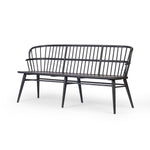 Connor Bench Black Ash Angled View 244927-001