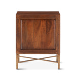 Cosmopolitan Nightstand Honey Brown Back View Home Trends & Design