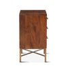 Cosmopolitan Nightstand Honey Brown Side View FCS-NC24HB