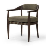 Dane Dining Chair Broadway Olive Angled View Four Hands