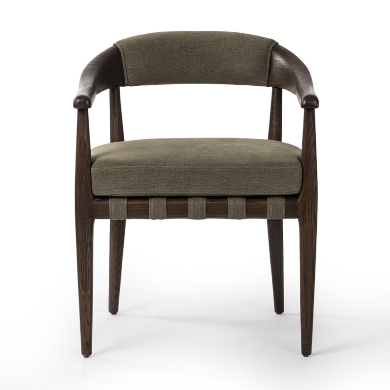 Dane Dining Chair Broadway Olive Front Facing View 245645-001