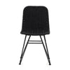 Four Hands Dema Outdoor Dining Chair Dark Grey Front Facing View