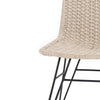 Dema Outdoor Dining Chair Natural Rope Backrest JLAN-220A