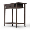 Four Hands Dorrit Bar Cart Brown Oak Angled View