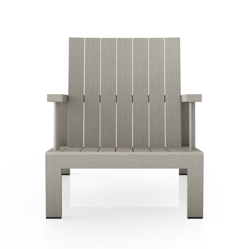 Dorsey Outdoor Chair Weathered Grey Front Facing View 226881-014