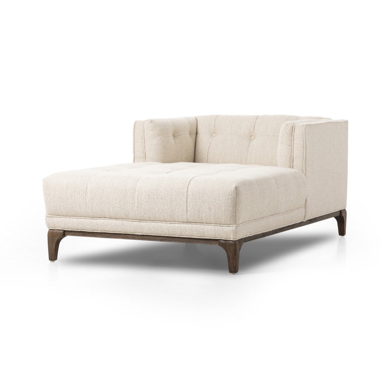 Dylan Chaise Lounge Kerbey Taupe Angled View 105997-013