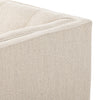 Dylan Chaise Lounge Kerbey Taupe Performance Fabric Detail Four Hands